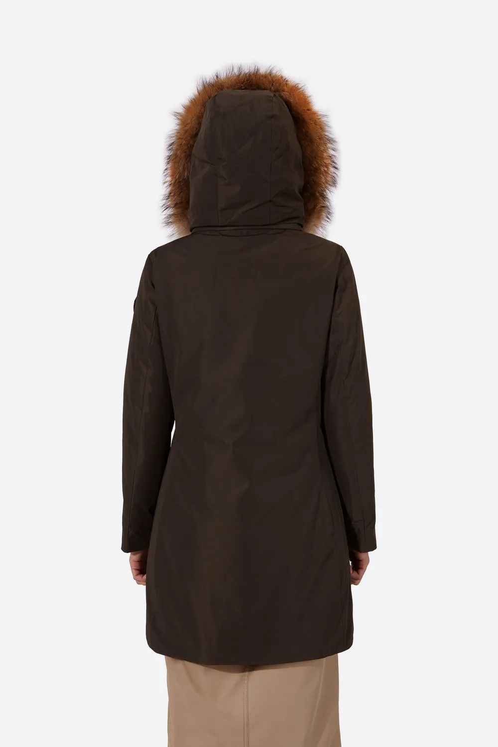 Women's parka SNOWFALL Khaki